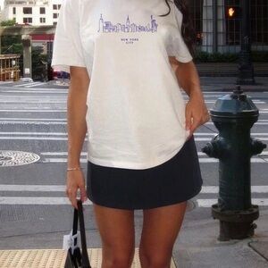 White New York City Graphic Tee